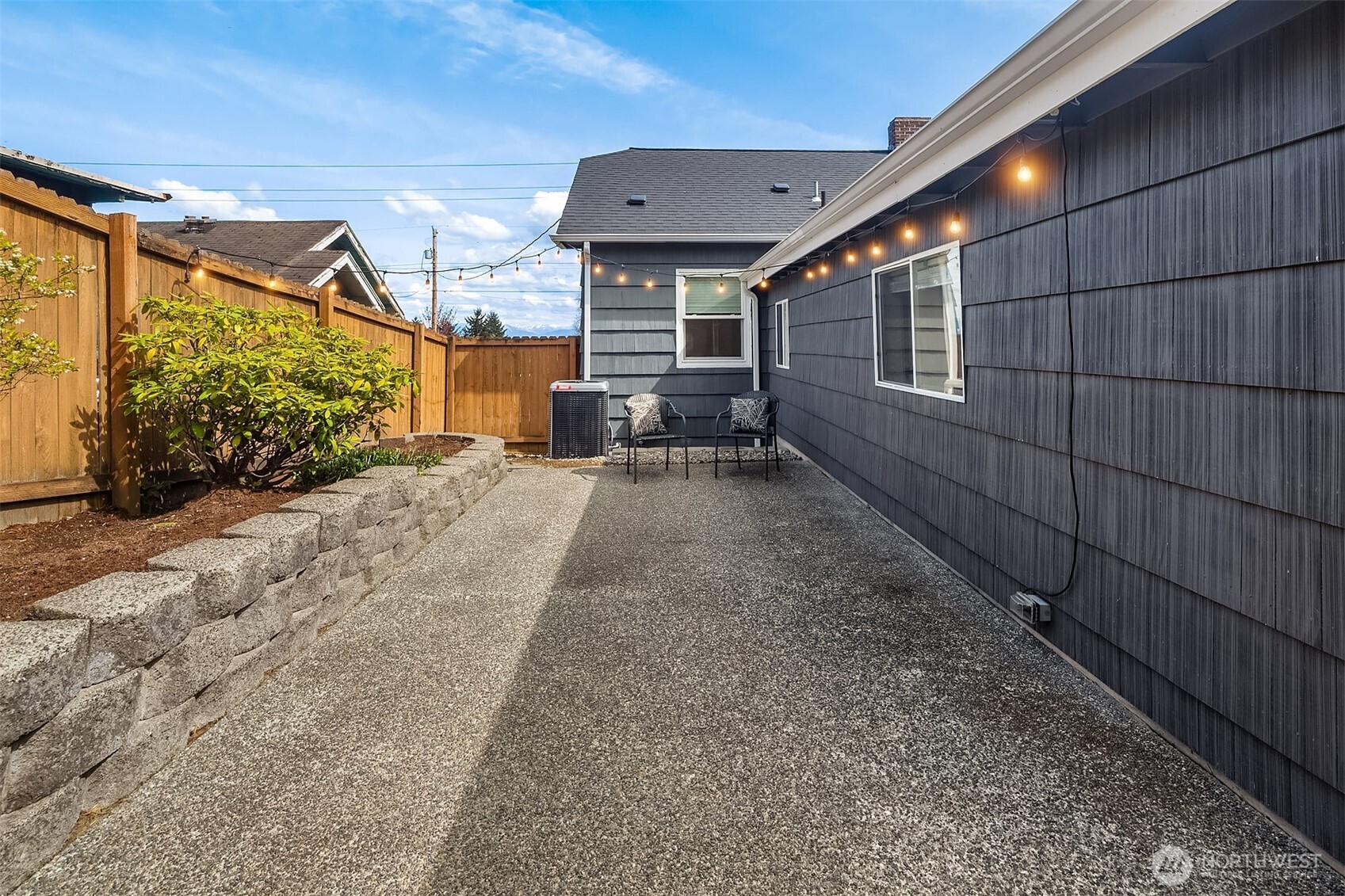 Back patio.