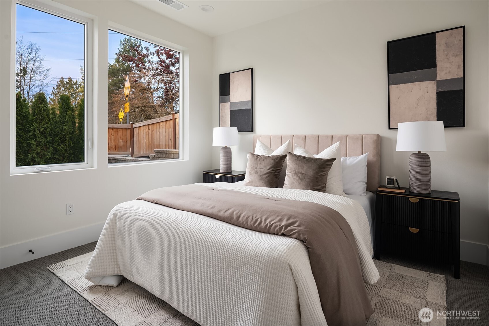 Lower level guest bedroom