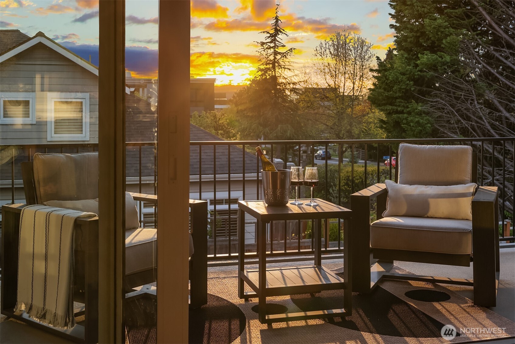 Incredible place to catch sunset off the deck on the main level!