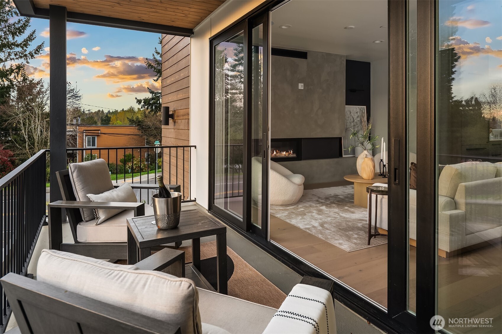 Main level deck off living area