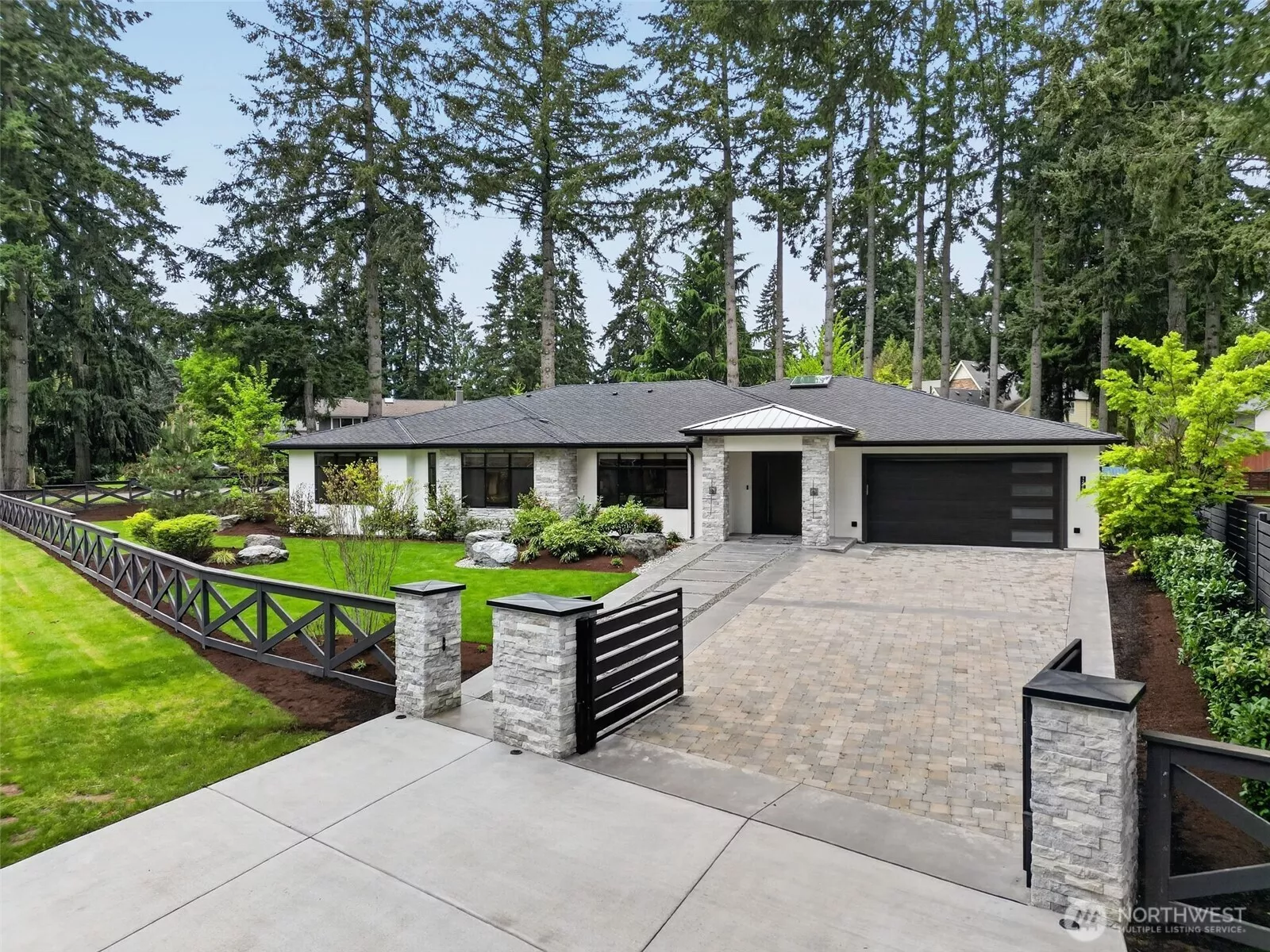 Modern Custom Masterpiece, Motorized, secure gates entry!