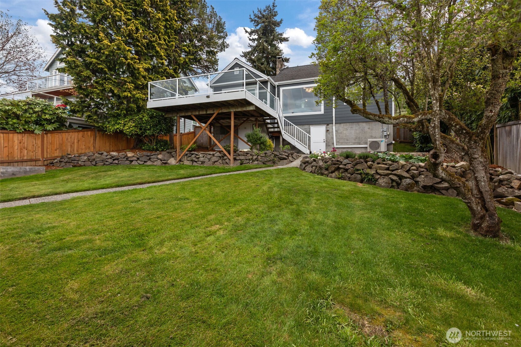 Hard to find, near quarter acre lot. Back yard is fully fenced.