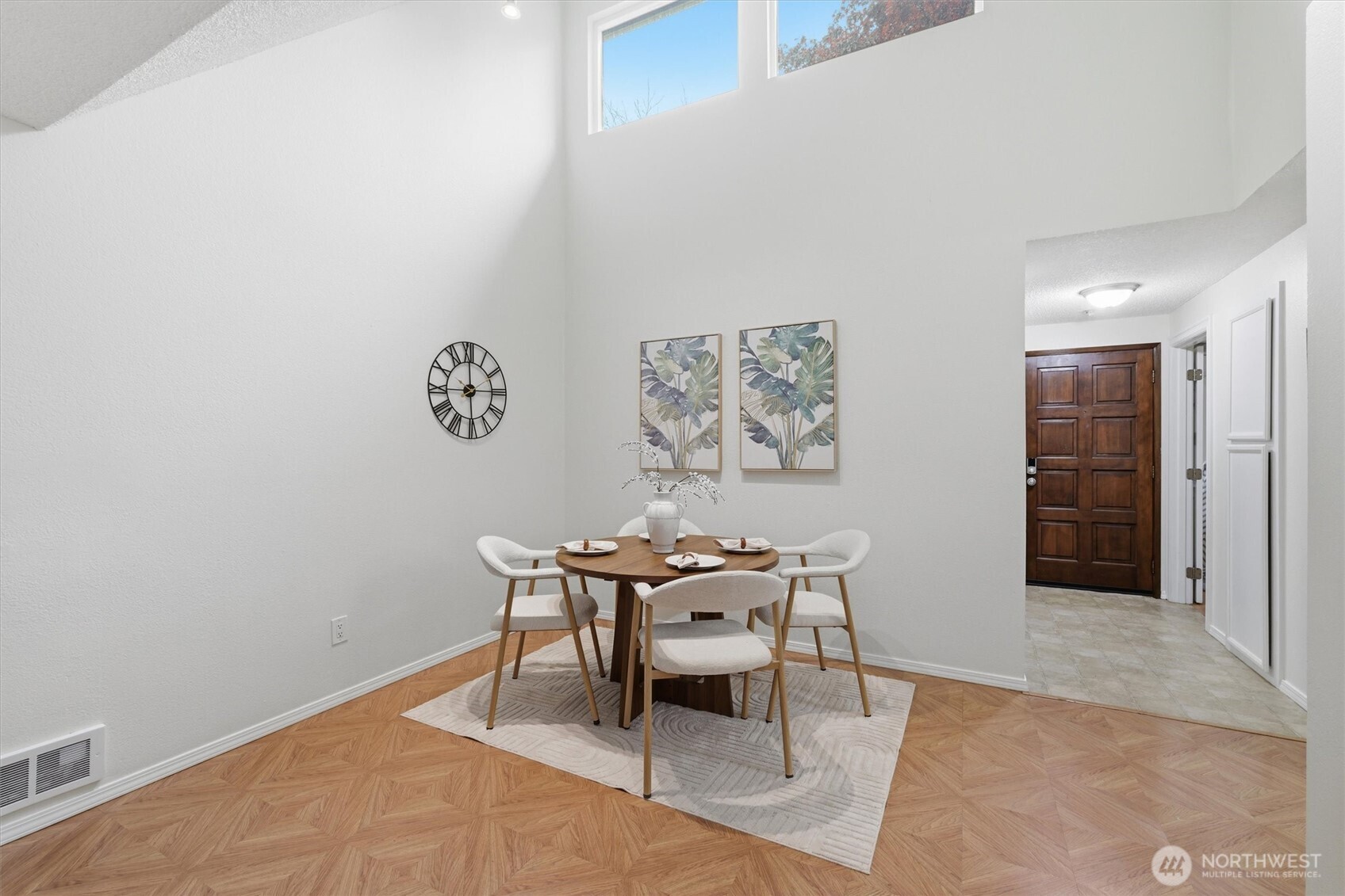 Dine in style under these breathtaking vaulted ceilings.