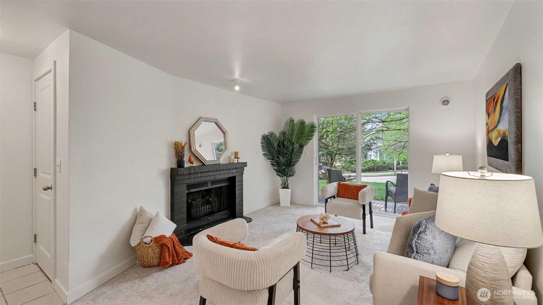 Stay cozy all winter long with a wood burning fireplace!