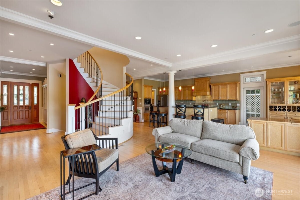 Living room facing entry