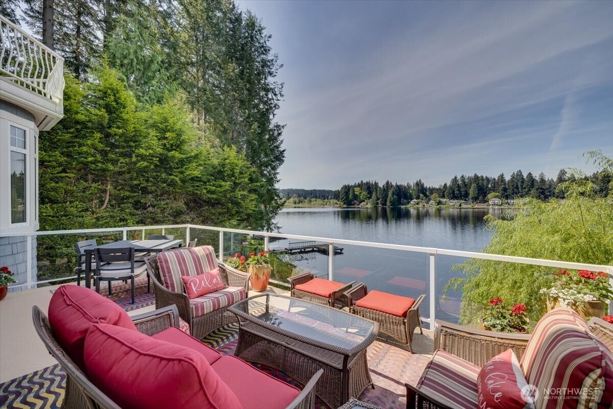 Deck off living room