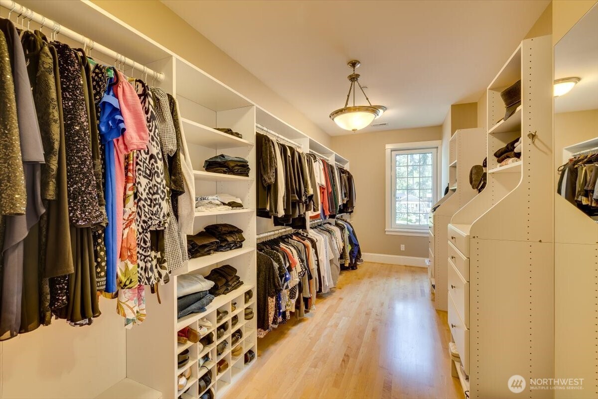 Primary walk-in closet