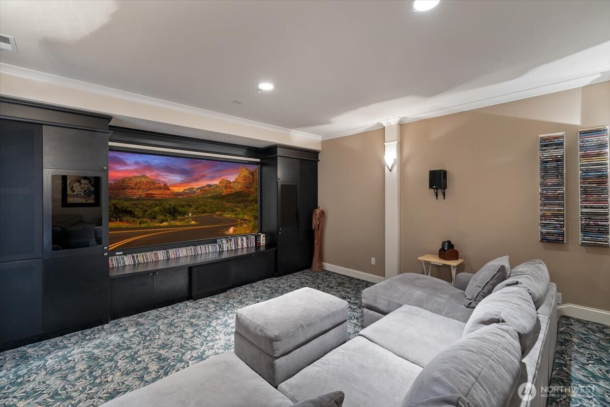 Theatre room downstairs