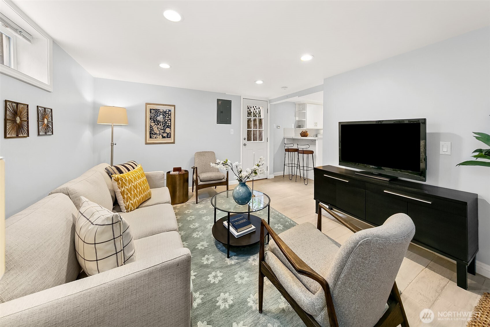 This room could easily be used as the media room, workout area or home office.