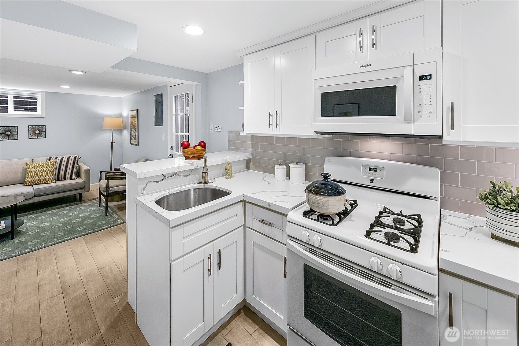 Holidays will be a breeze with this second kitchen!