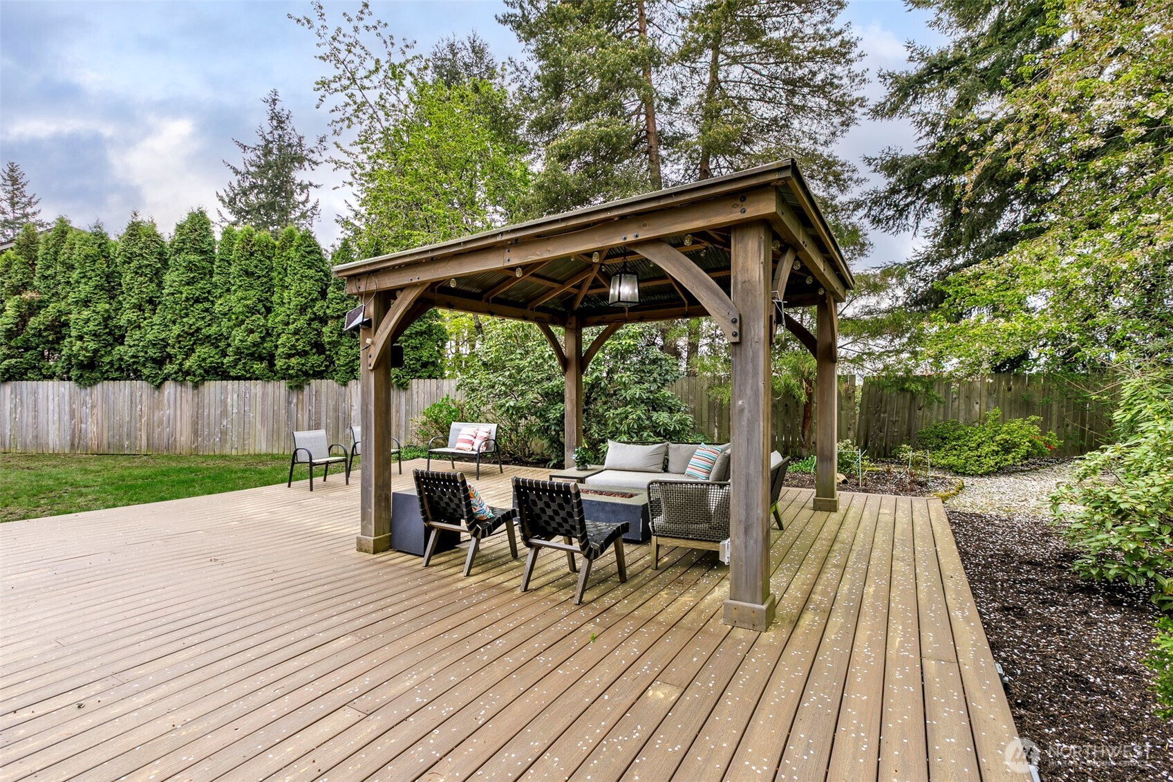 3/4 bathroom on level.