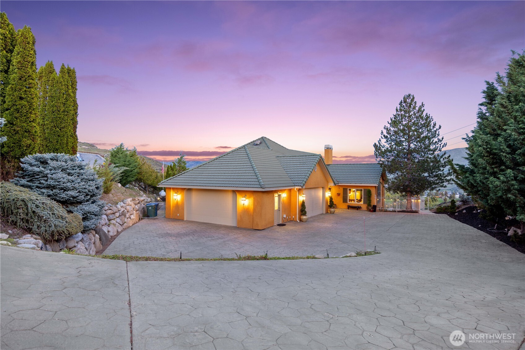 Amazing 3 bay garage with shop.