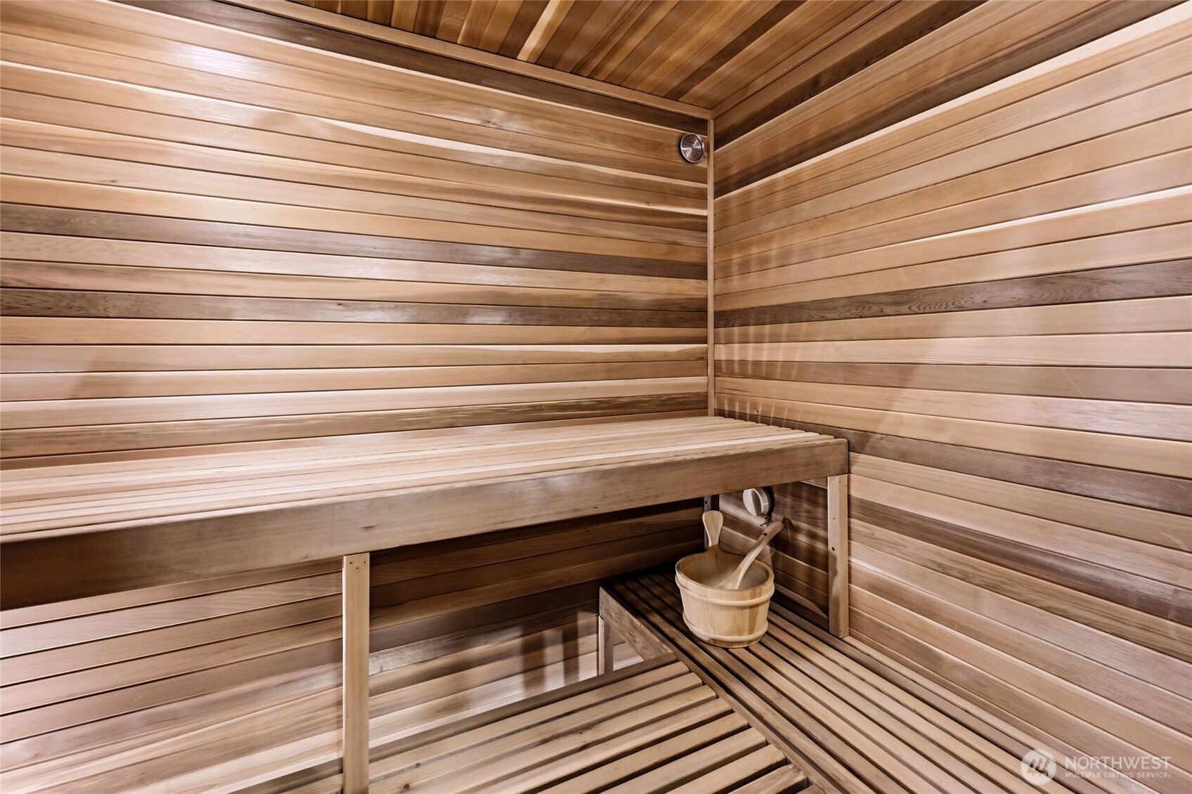 Like new 4+ person complete cedar lined sauna.
