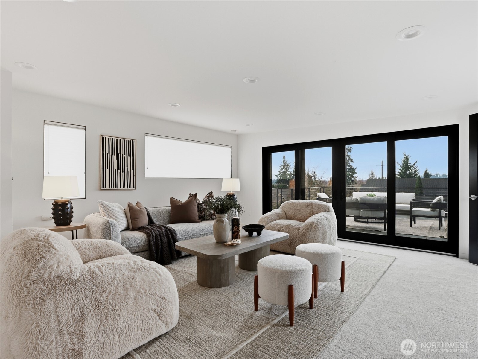 Access to rooftop deck