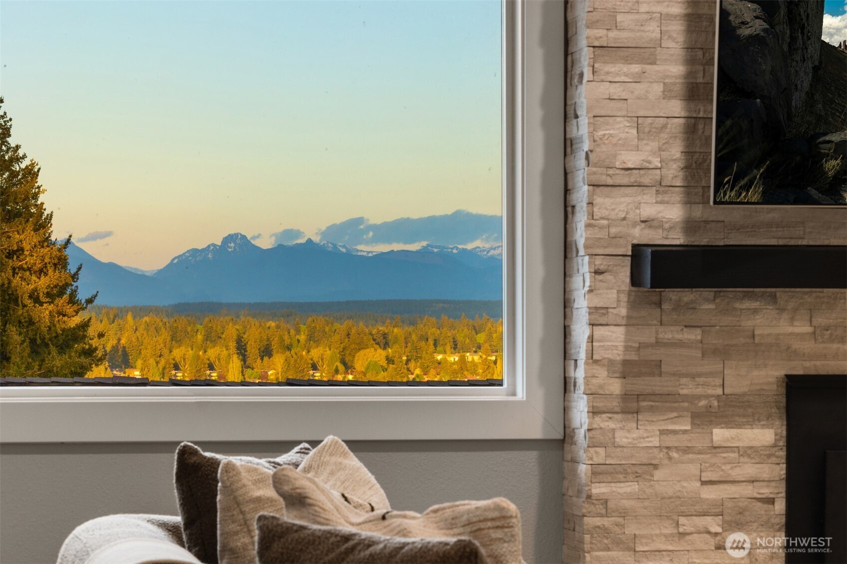 Not AI!  From the living room.