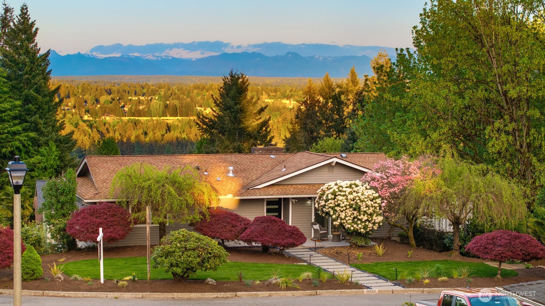 Front patio off slider.
