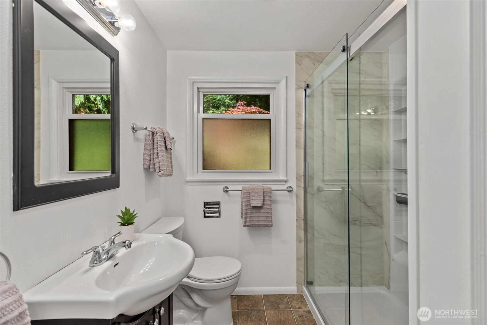 Upstairs guest bathroom.