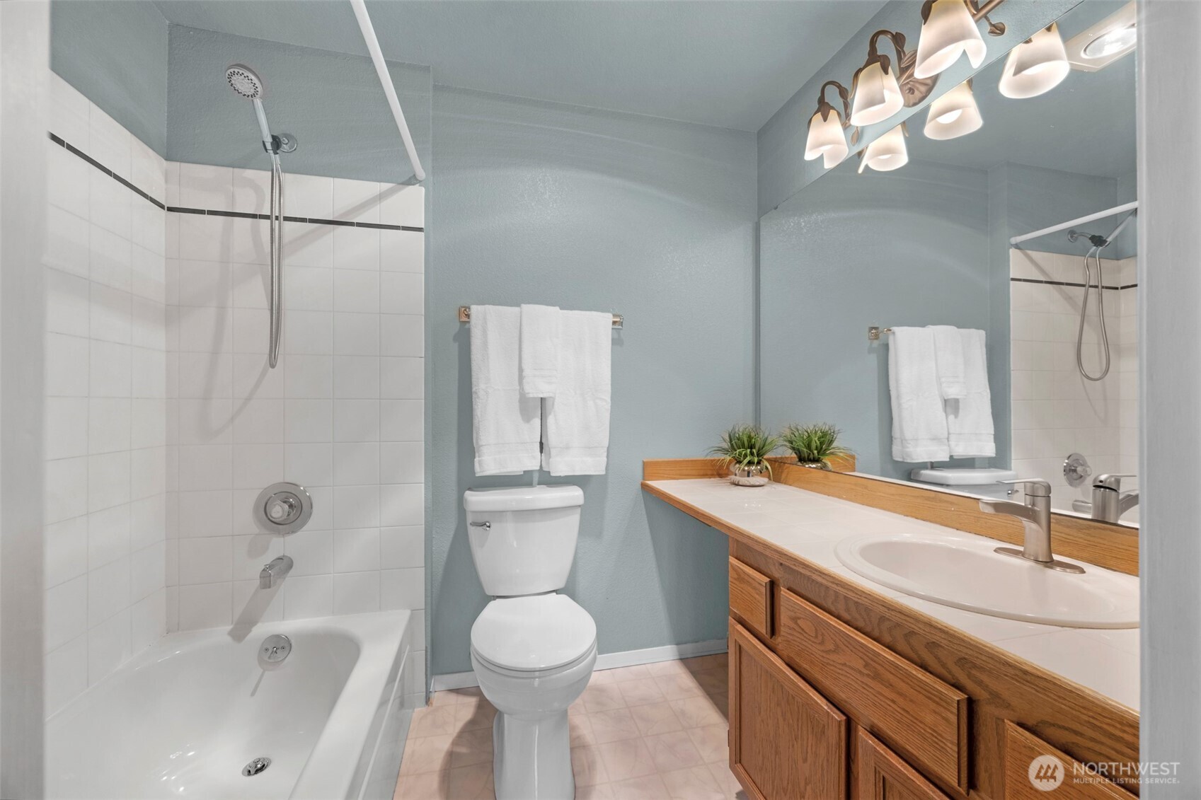 Attached full bath.