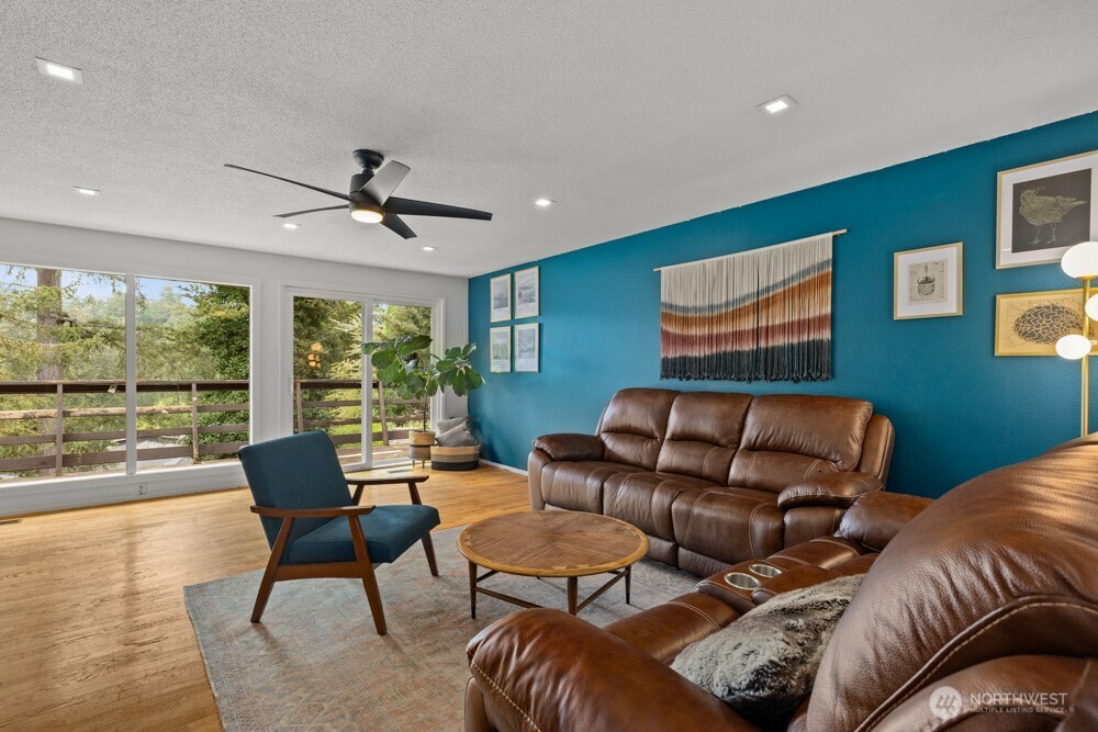 A light-filled living room...