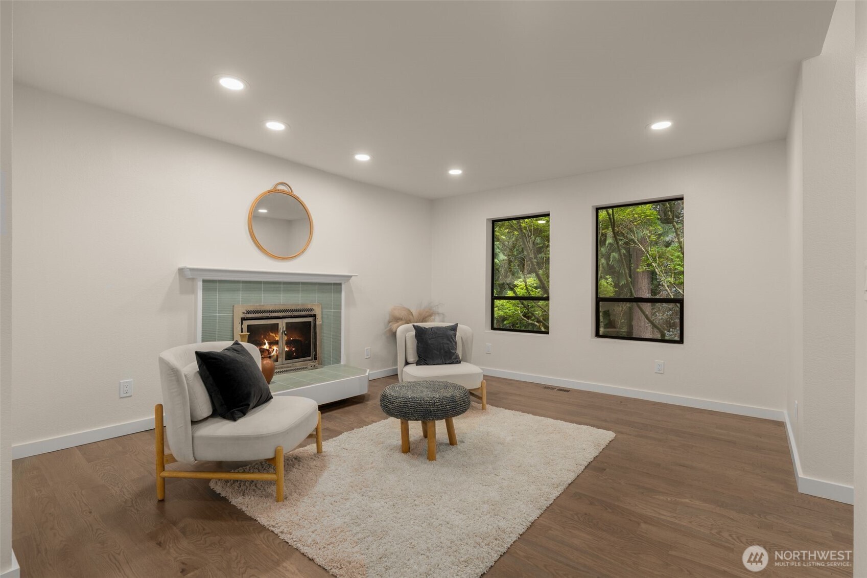Spacious family room