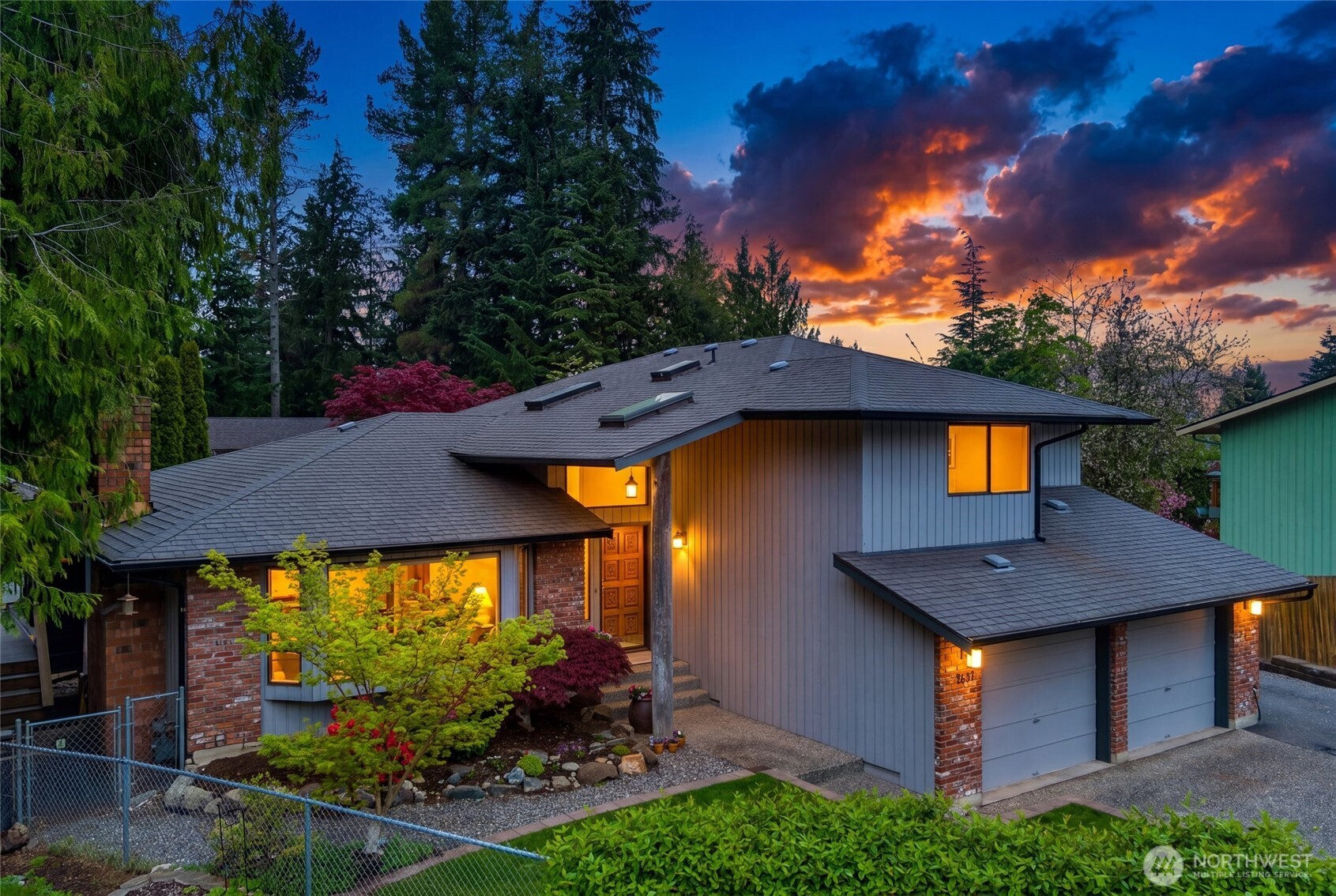 Tucked in a culdesac for ultimate privacy. Large yard with mature landscaping. An entertainer's dream