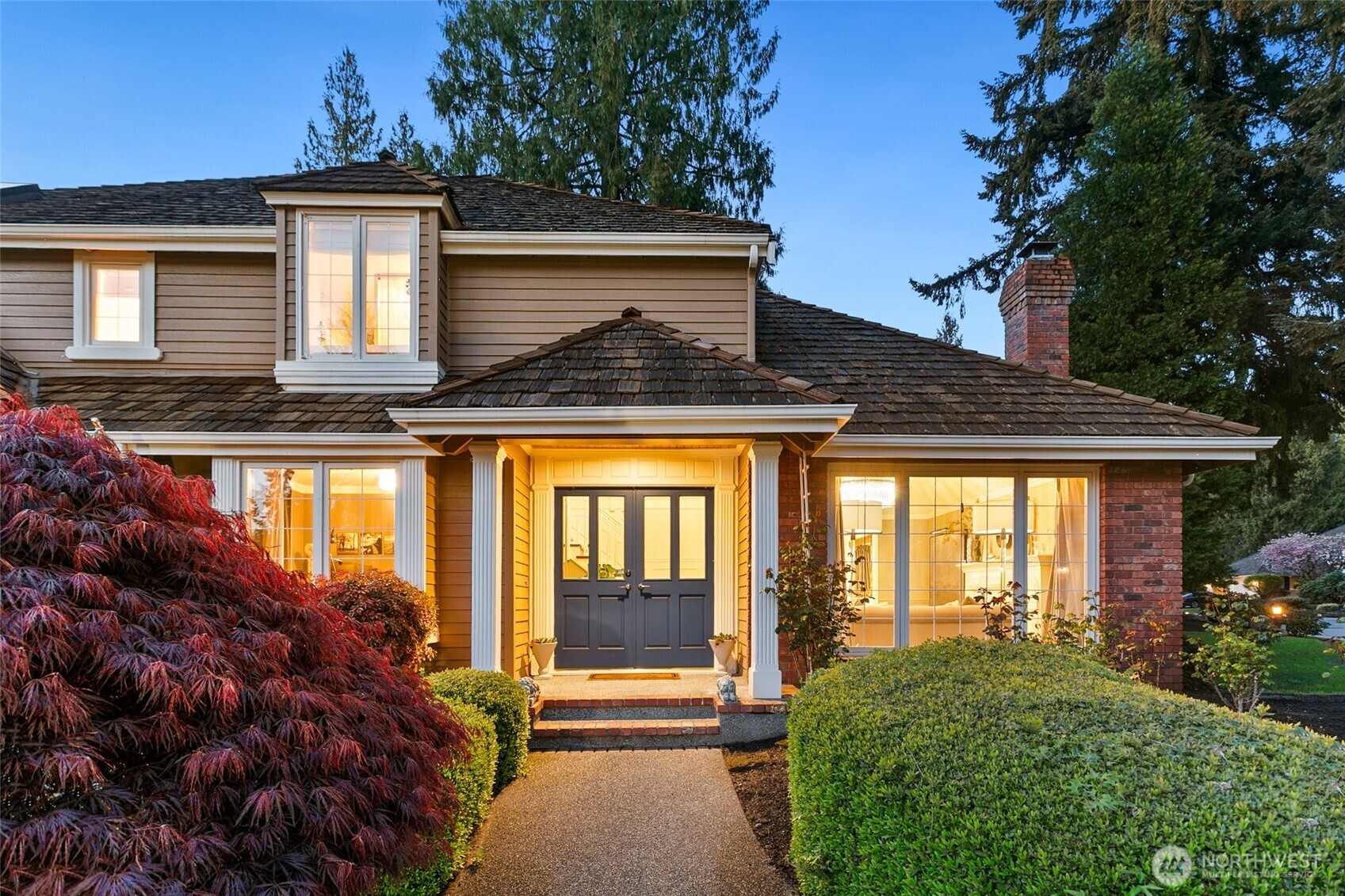 Enhanced millwork and custom interior paint throughout