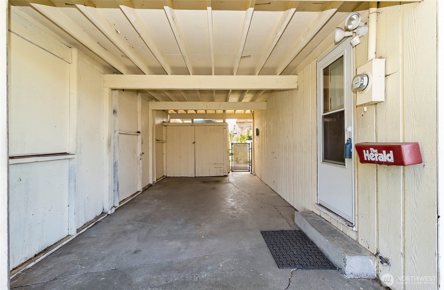 Side Entrance~Carport & Storage