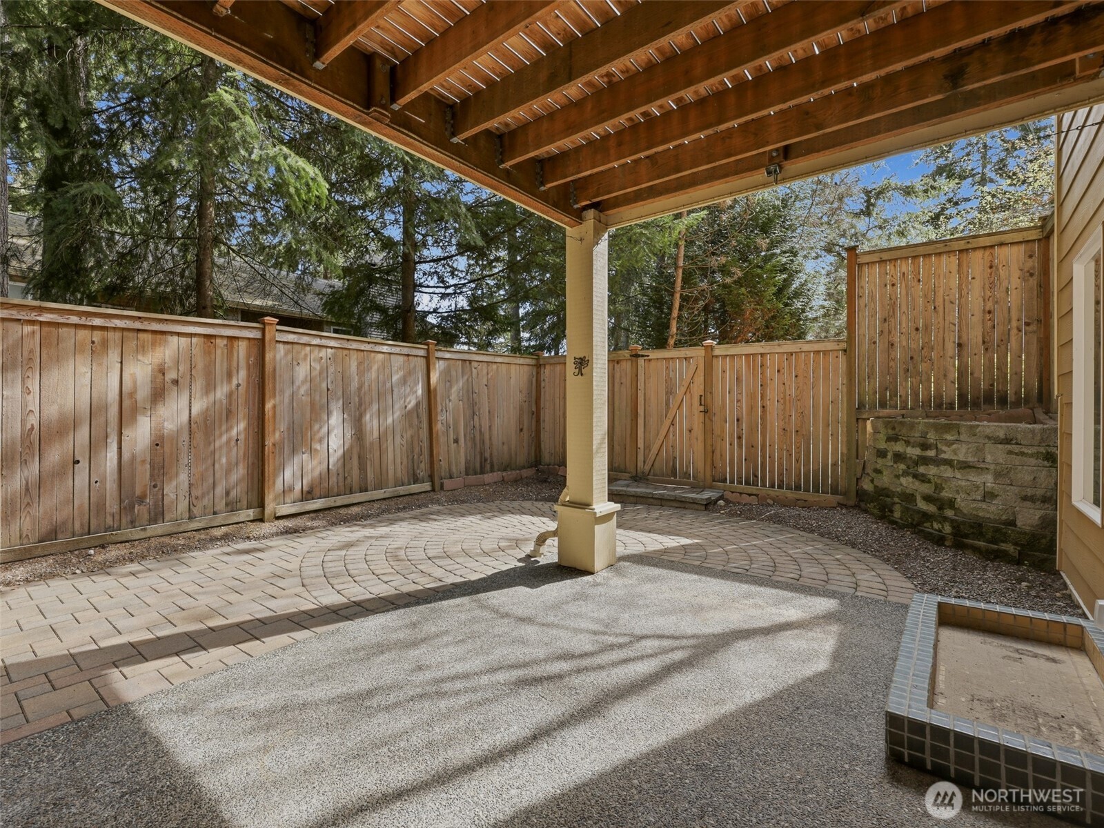 Private outdoor space perfect for relaxing, entertaining, or enjoying a quiet morning