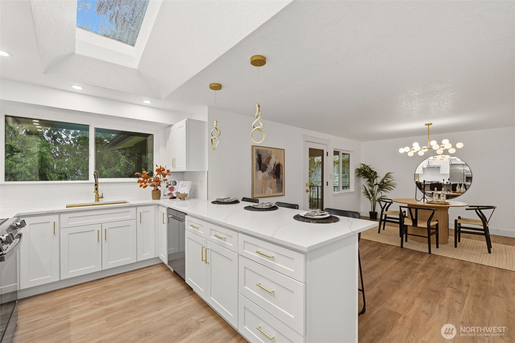 Brand new kitchen on main floor