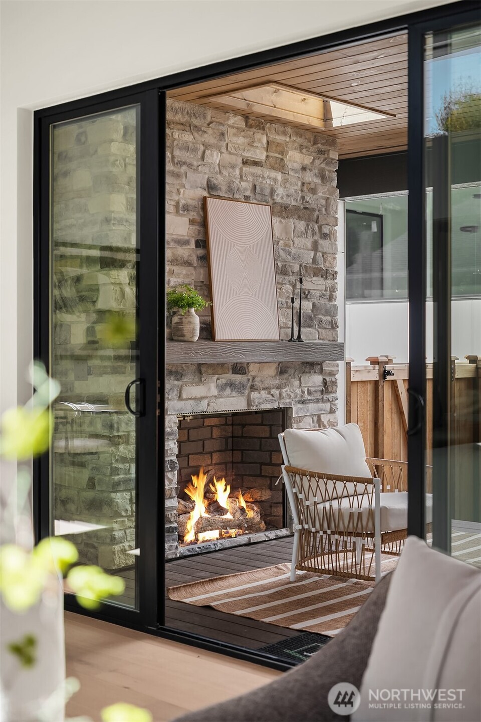 Fully fenced yard provides privacy and space for outdoor living.