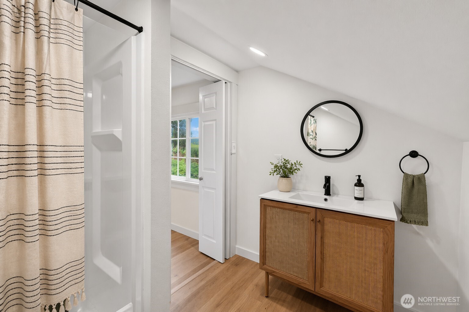 Upstairs Bathroom - Virtually Staged
