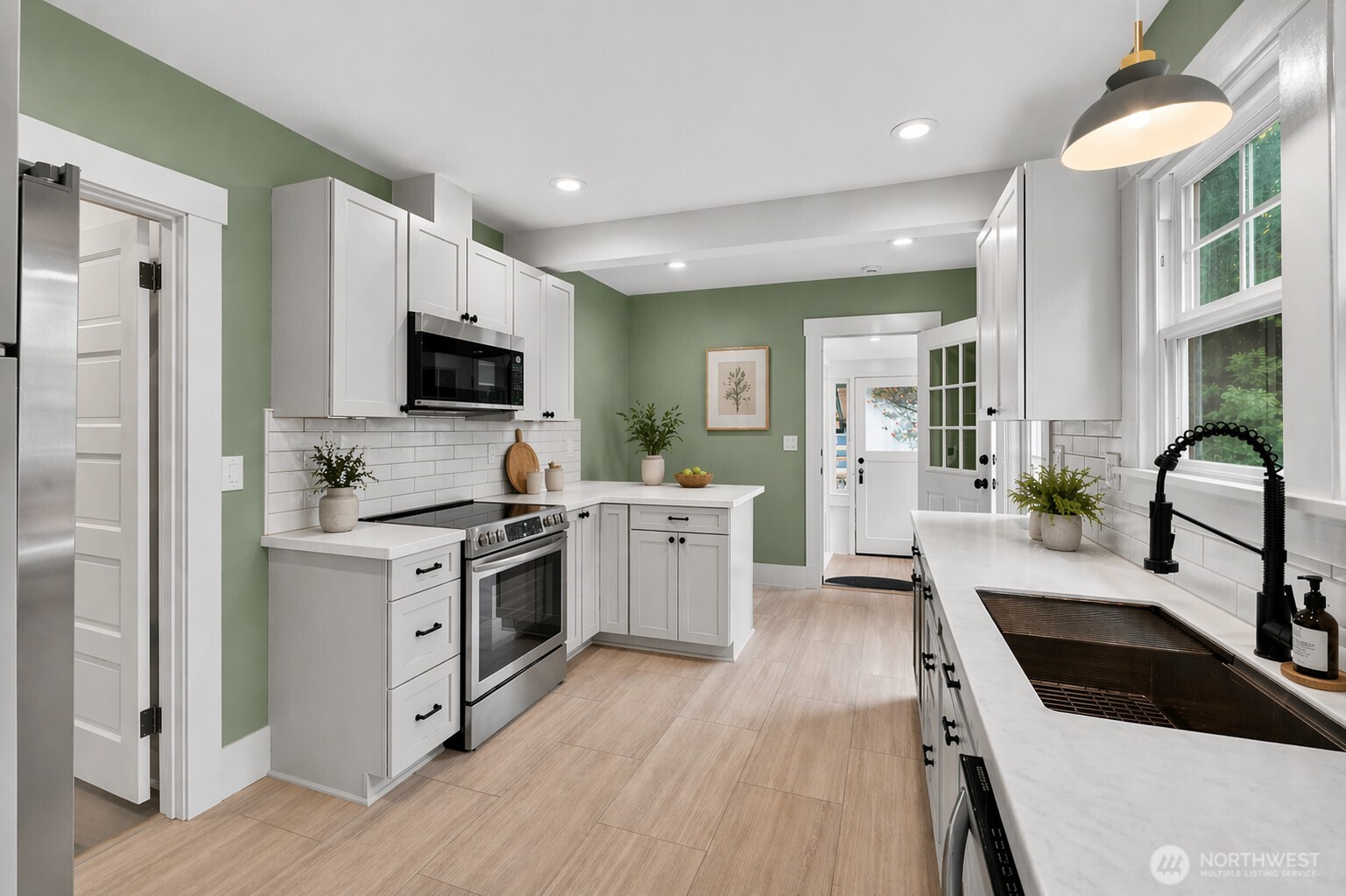 Kitchen Area - Virtually Staged
