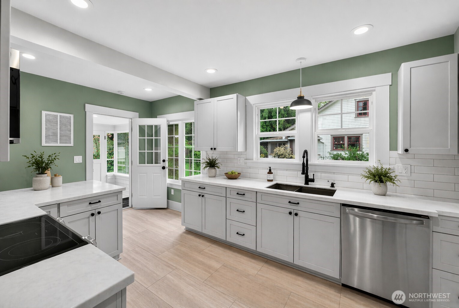 Kitchen Area - Virtually Staged