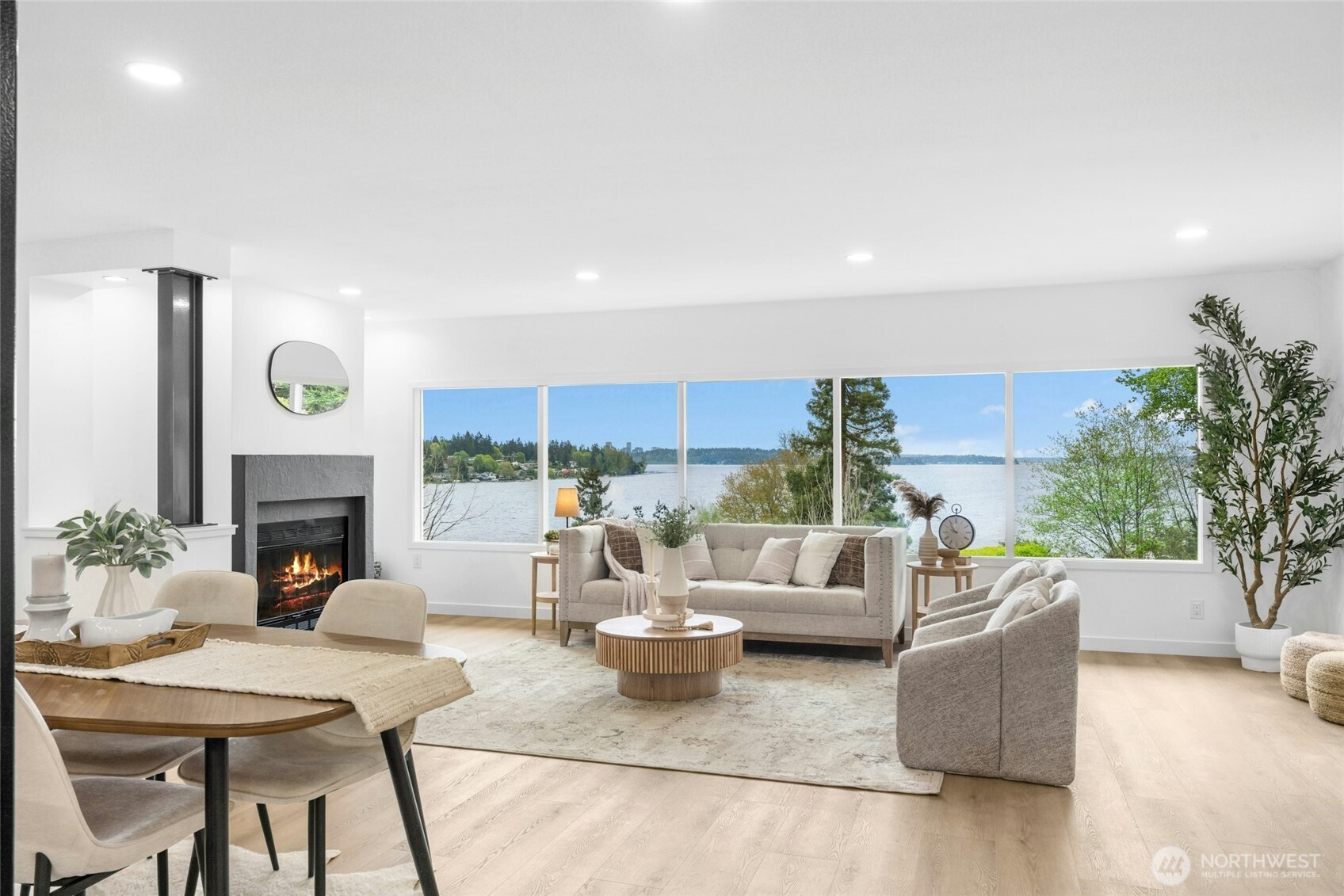 Light-filled and immaculate, recently updated home includes an all-new spacious kitchen with new cabinets, quartz slab counters and Samsung stainless appliances.