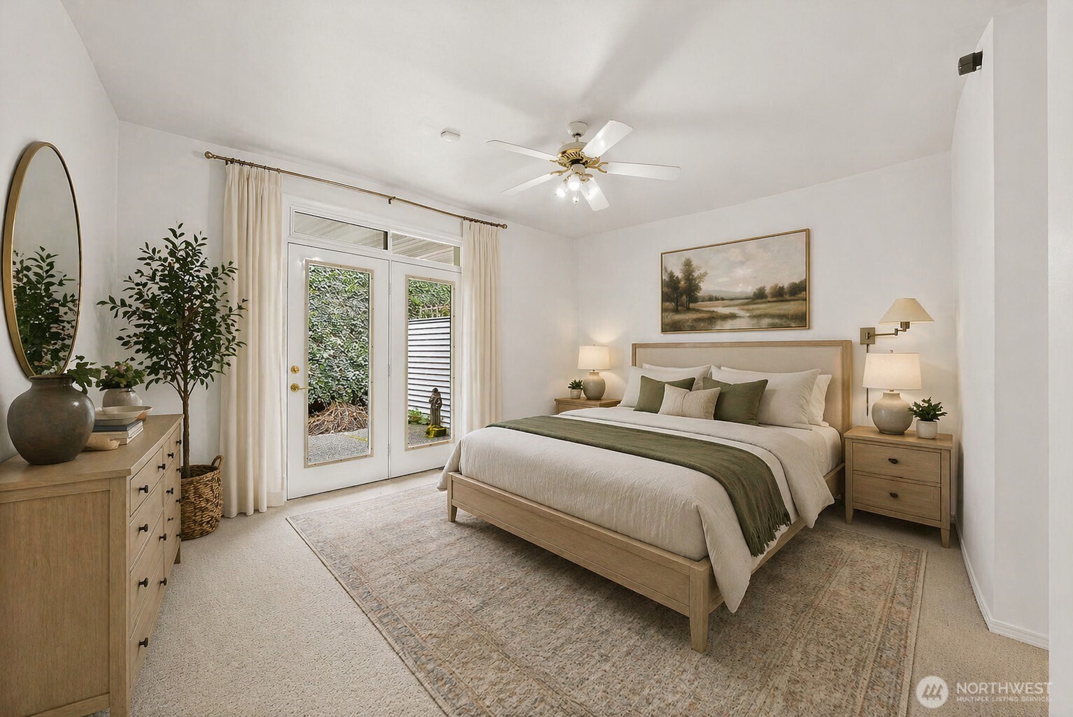 Primary Bedroom, Virtually Staged