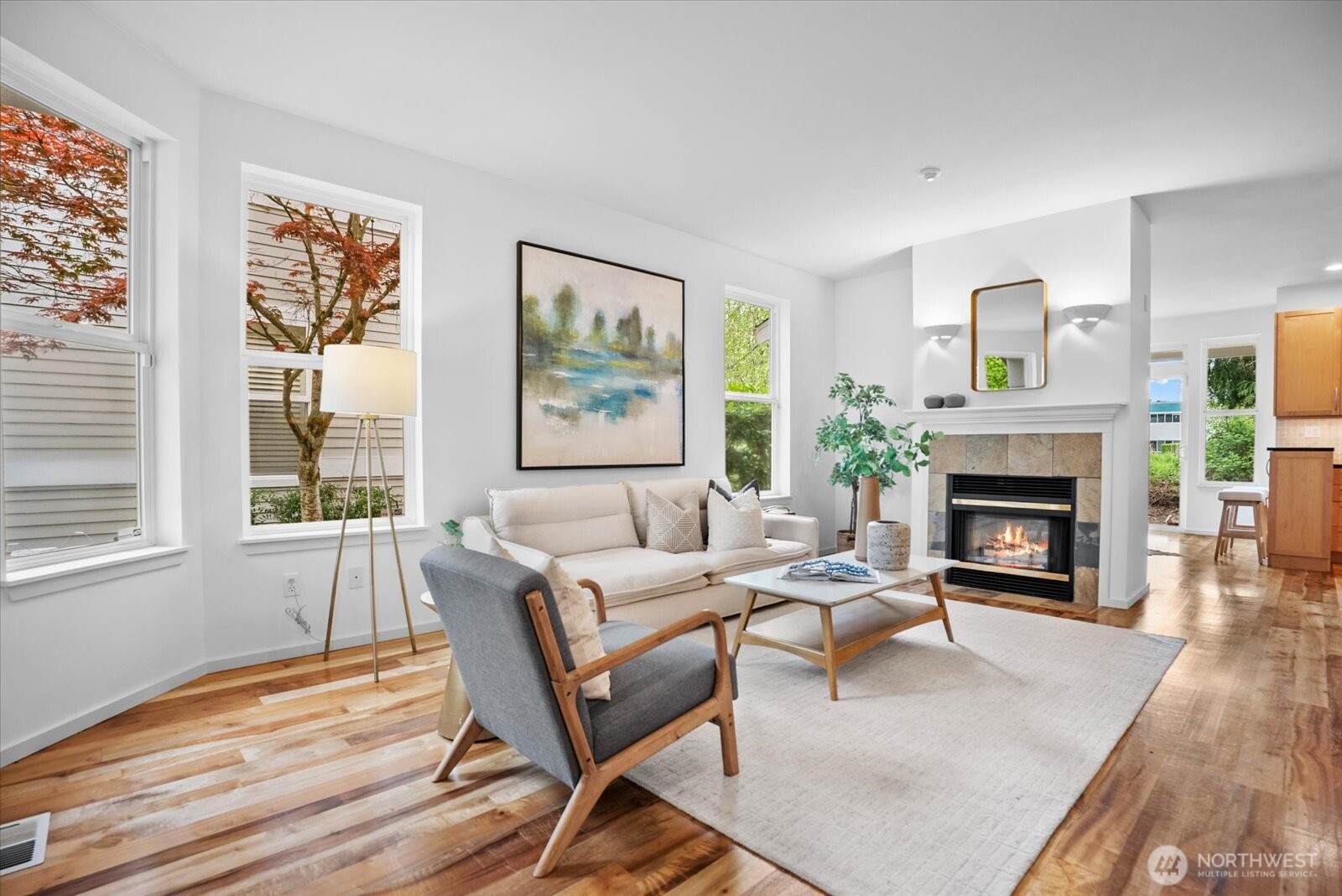 Welcome home!  Bright and airy corner unit!