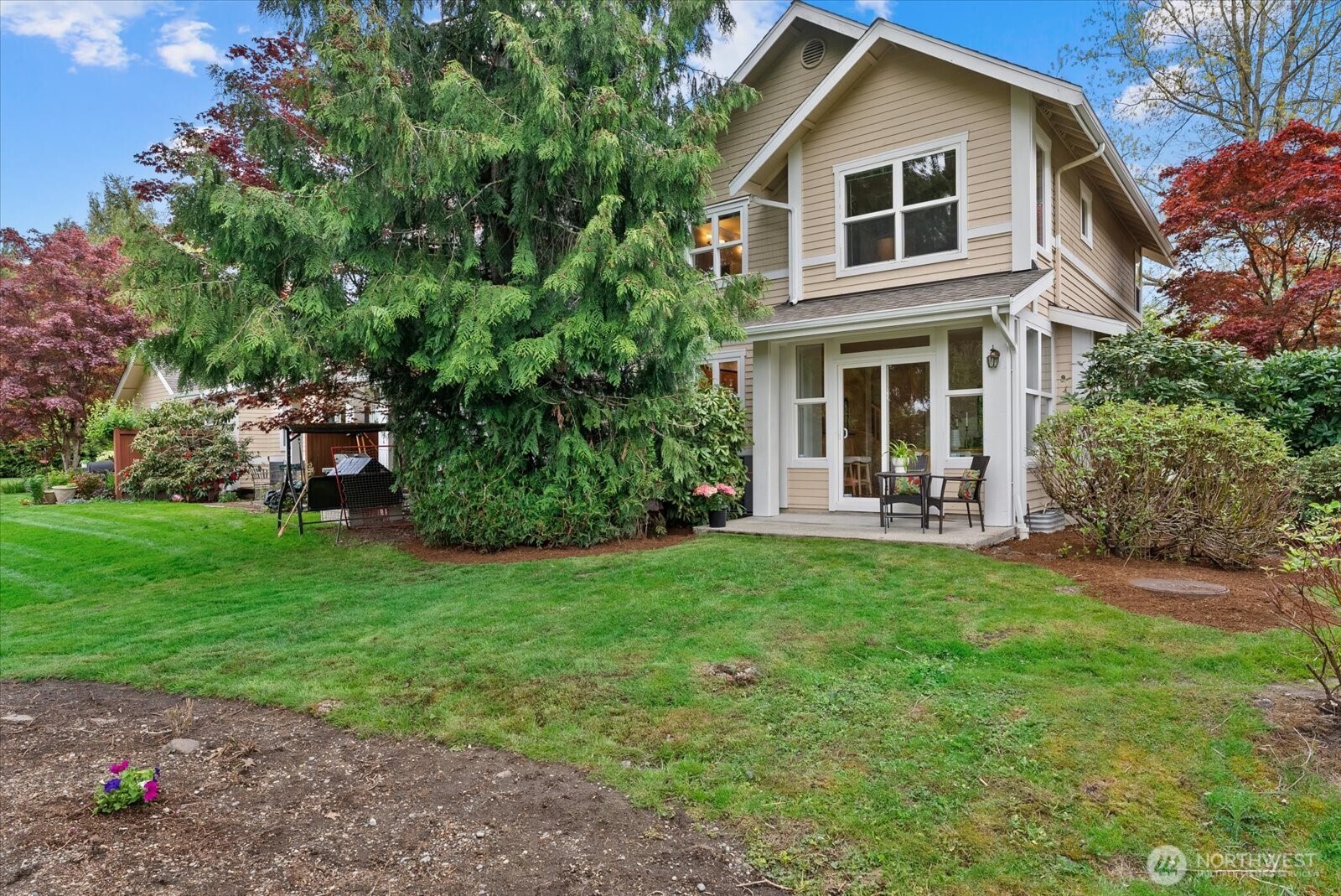 One of the largest backyard spaces in the community