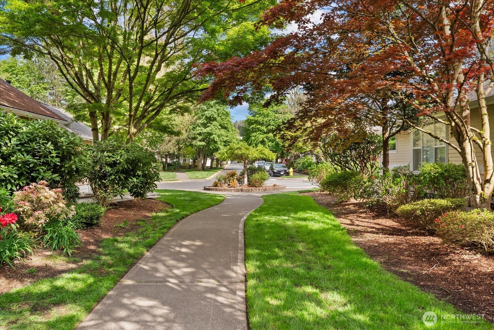Walkway from the community out to the trail.