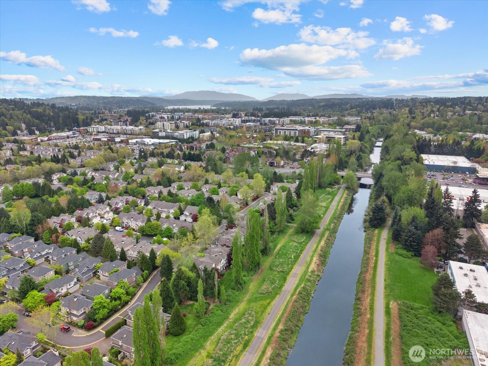The Sammamish River Trail is a 10.1-mile recreational pedestrian and bike path rail trail that runs along the Sammamish River from Blyth Park in Bothell, through Woodinville to Marymoor Park in Redmond as part of the “Locks to Lakes Corridor.