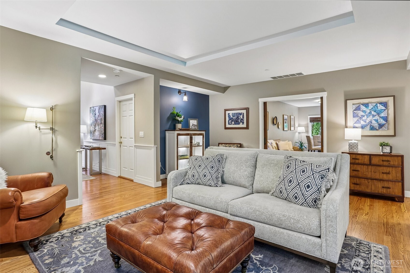 This peaceful retreat area can be easily transformed to fit your lifestyle