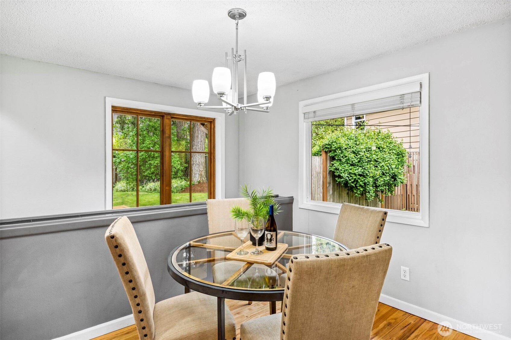 Stylish dining space with modern aesthetics