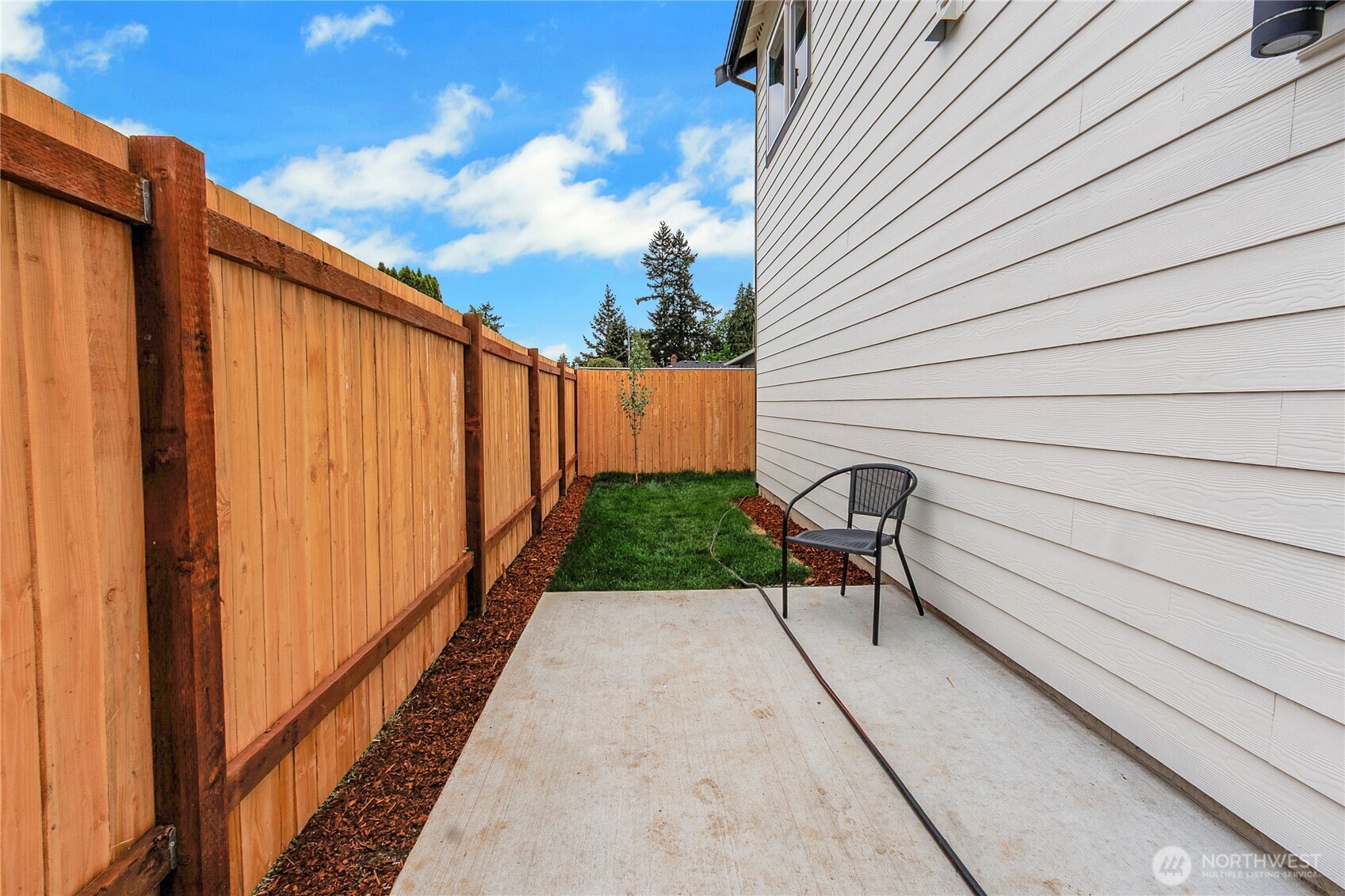 Side Yard with Patio