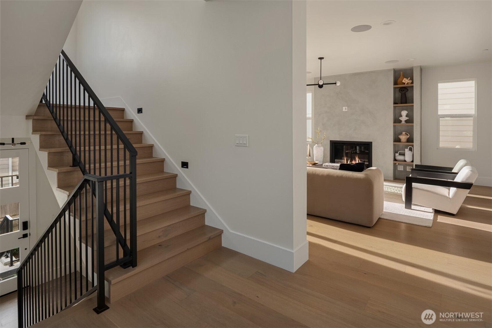 Staircase on main level