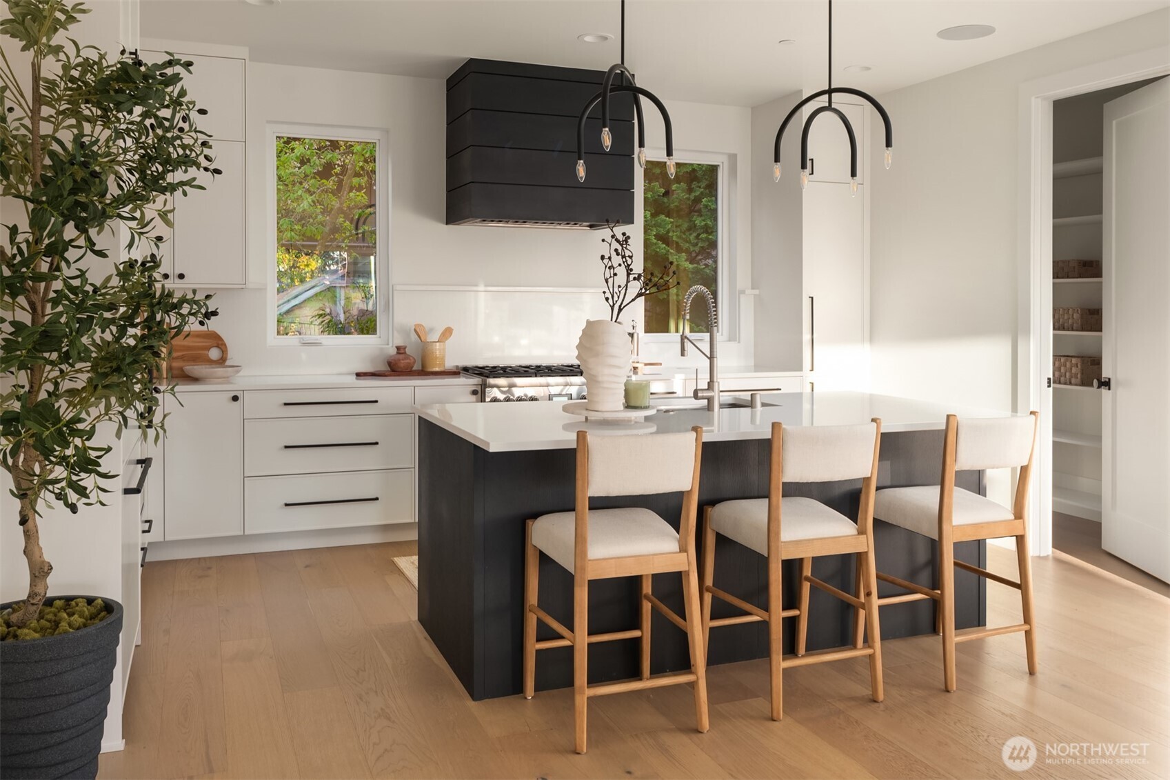 Kitchen on main level
