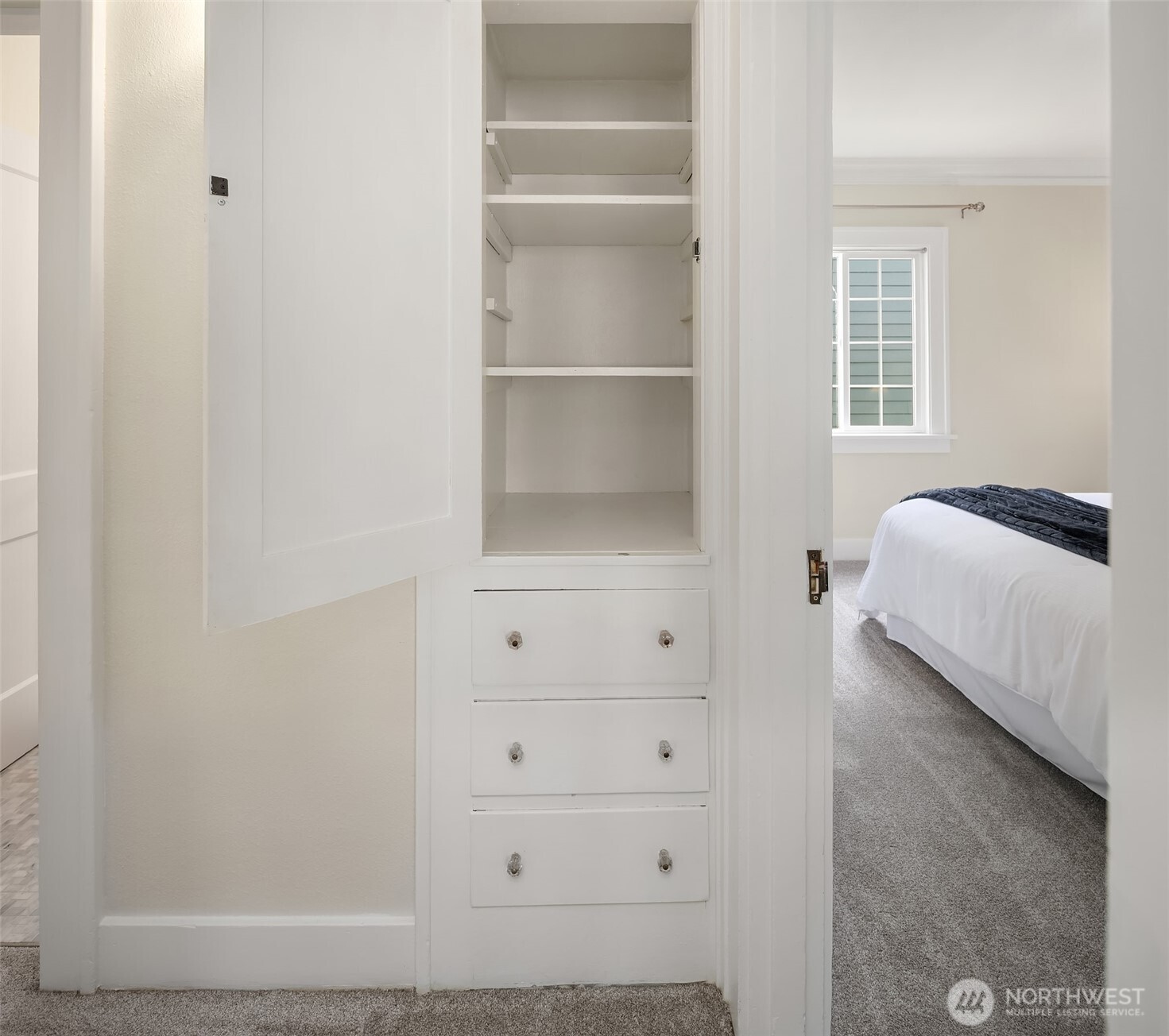 Charming built in cabinet