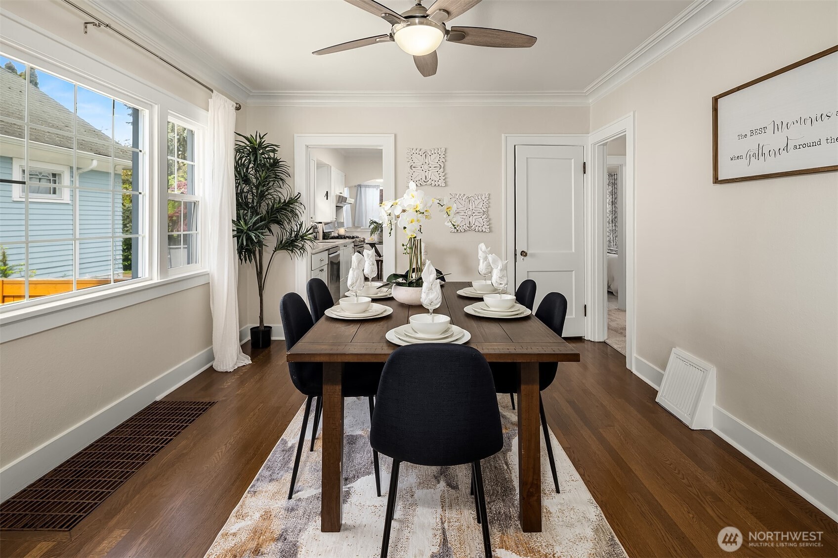 Formal Dining Space & Fresh Paint throughout