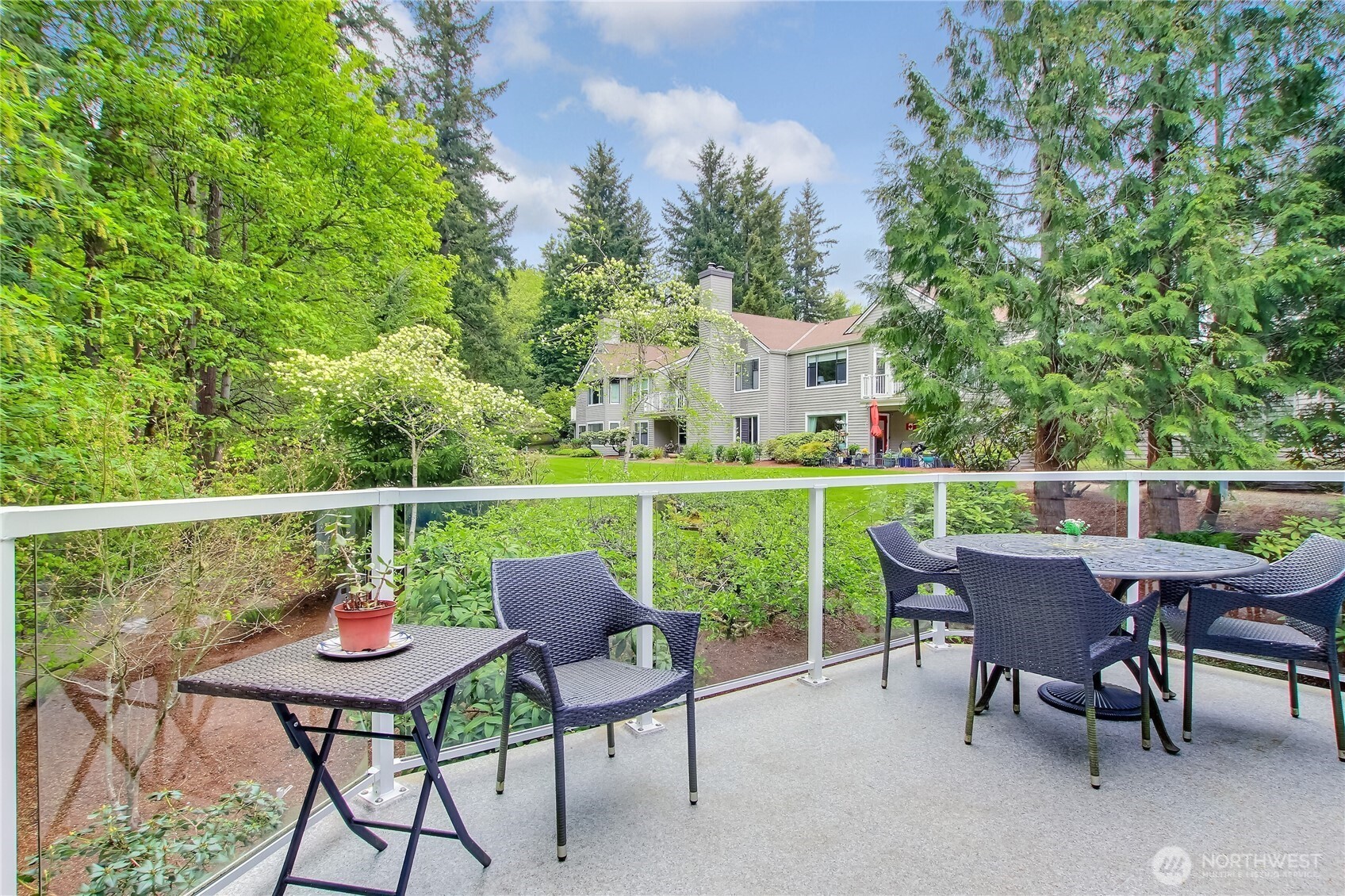 Views from the peaceful deck.