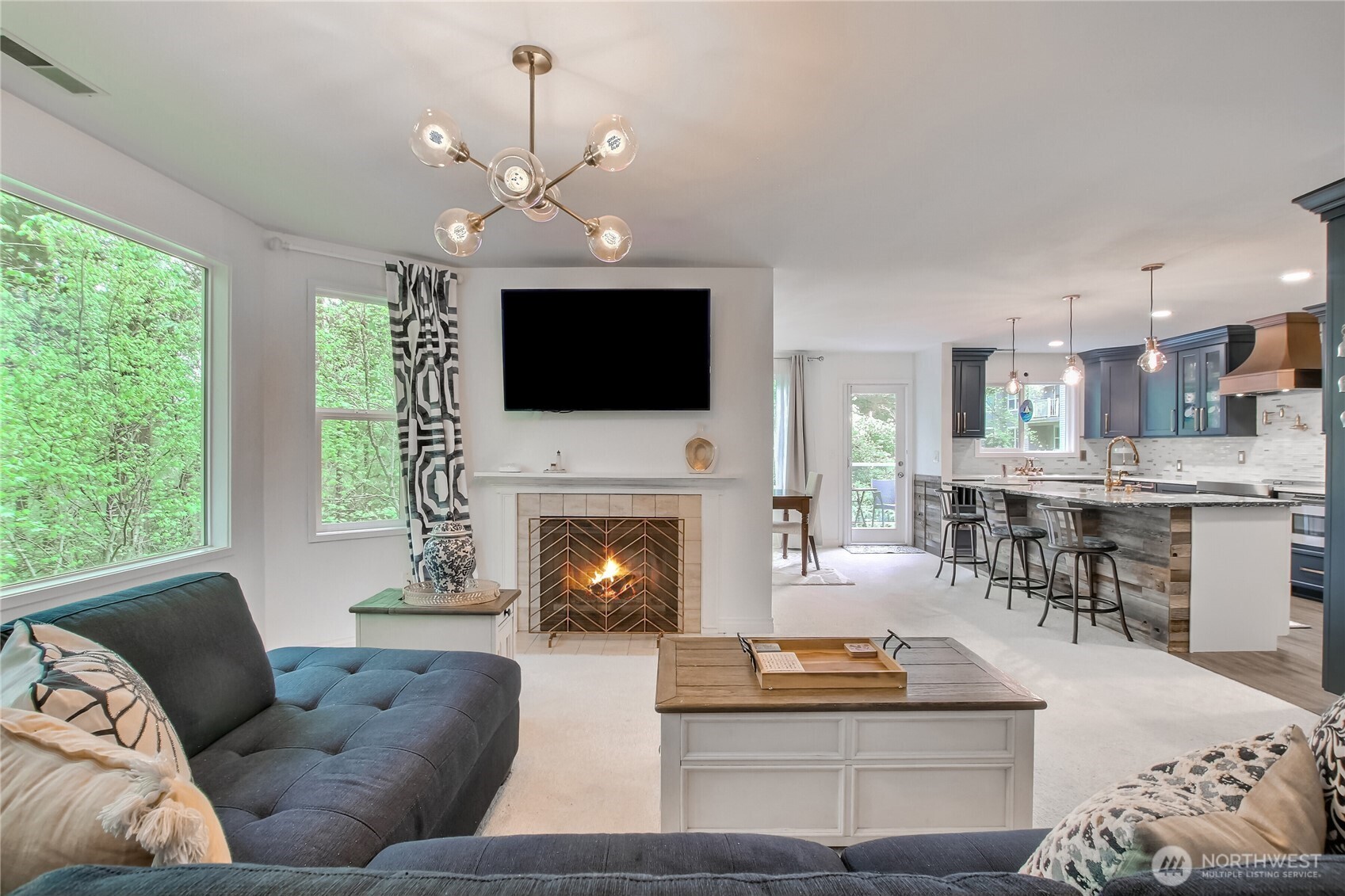 Open spacious rooms with flowing layout.