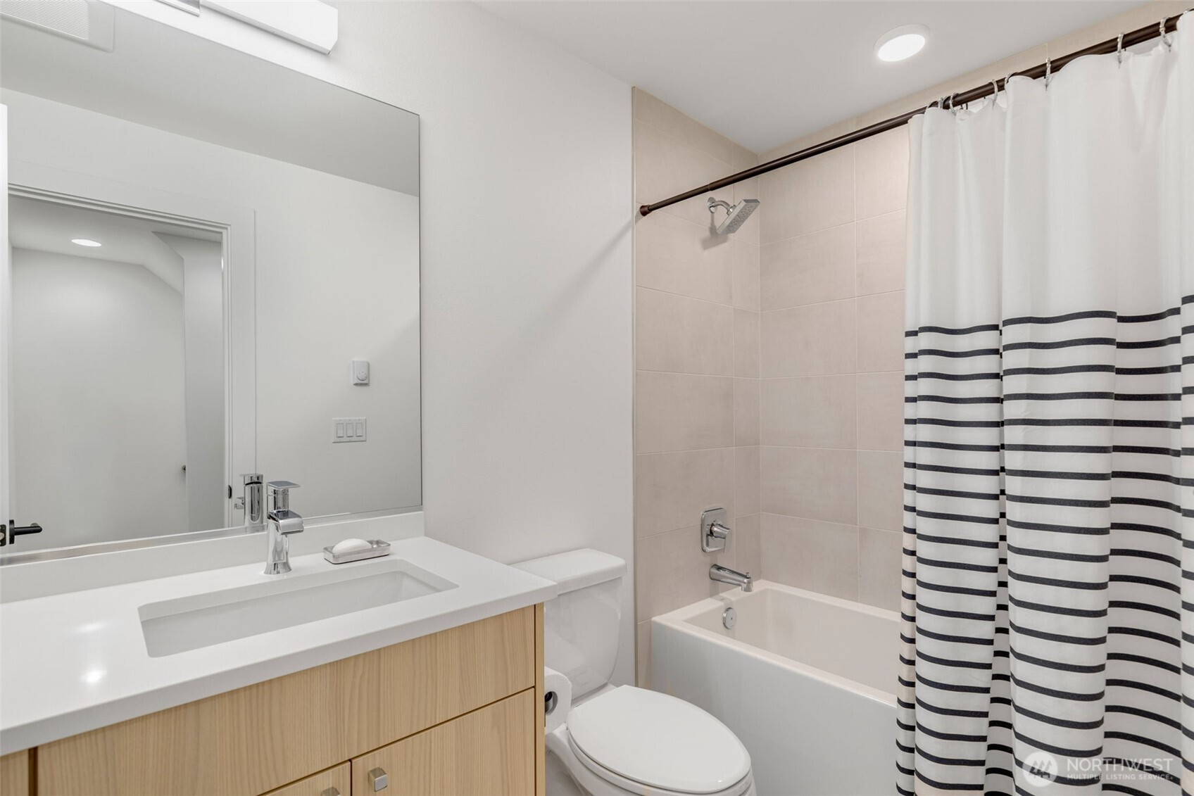 Guest bath on lower level