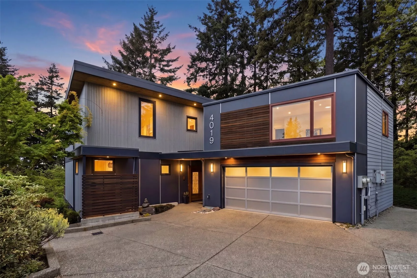 A custom modern residence with rare architectural presence